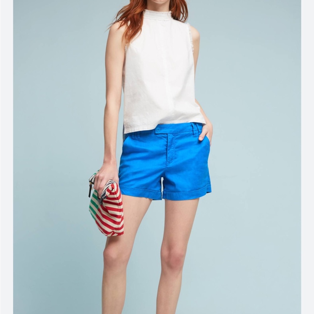 New Anthropologie Level 99 Linen shorts